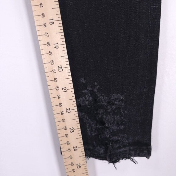NWT AGOLDE SOPHIE HighRise Skinny Crop Temple Jeans Distressed A018C-844 Size 26 - Picture 11 of 16